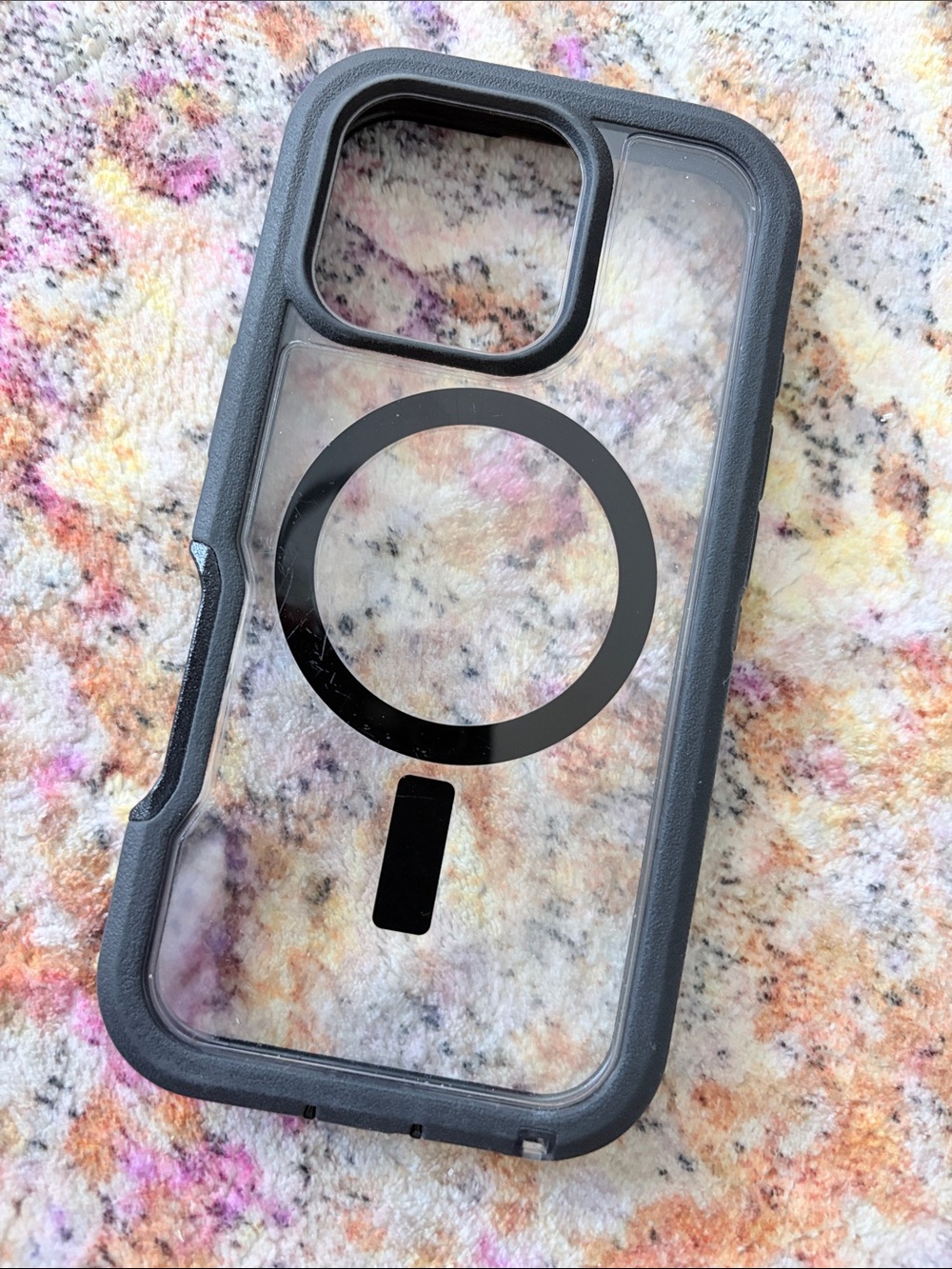 Otterbox Apple iPhone 16Pro Clear Protective Phone Case with Black Bumper